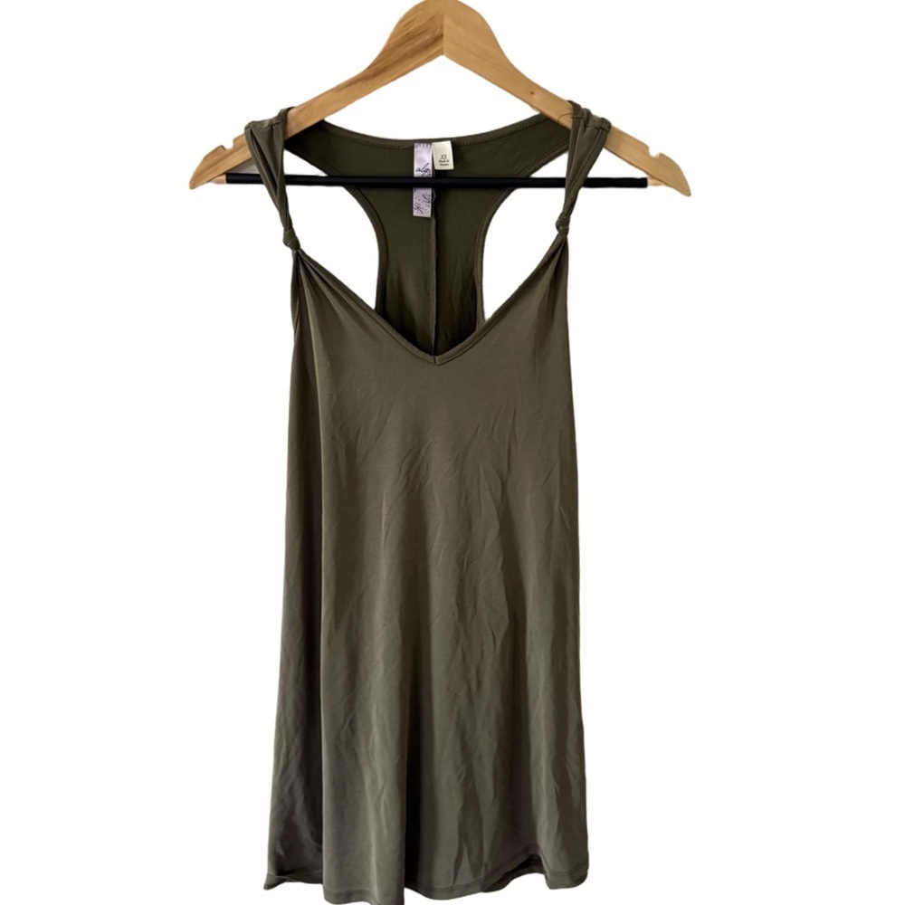 Alya Olive Green Tank Top